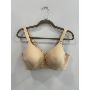 Vanity Fair 42D Nude Full Coverage Bra Wire Free Smooth Support Beige